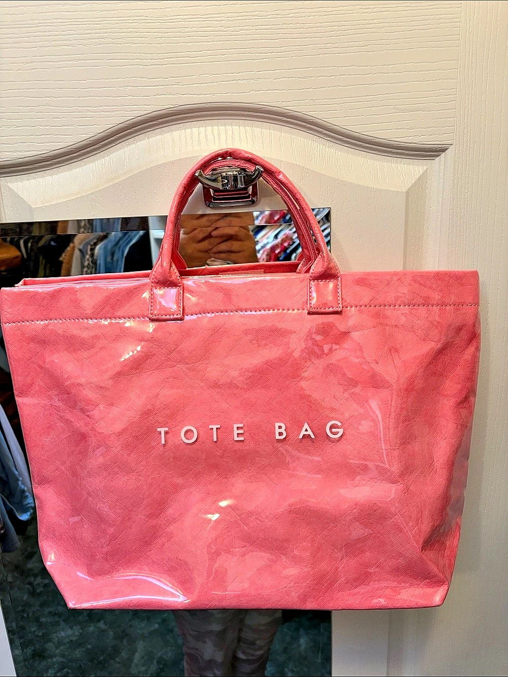Pink Tote Bag